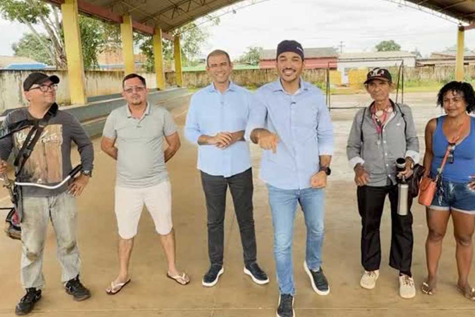 Fernando Máximo anuncia R$ 400 mil para reforma de quadra na zona Sul de Porto Velho
