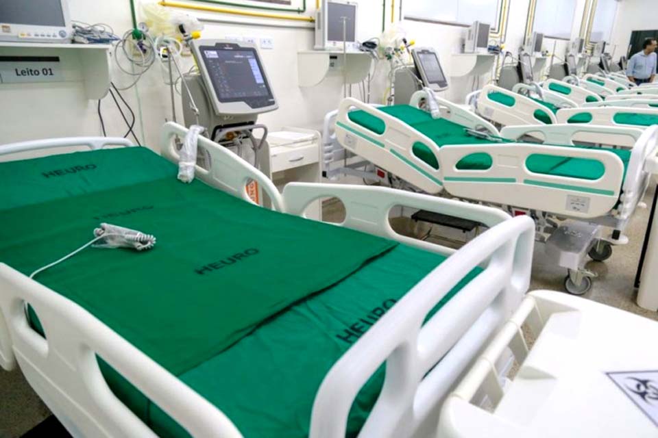 Hospital de campanha  já está funcionando; unidade foi montada em curto tempo