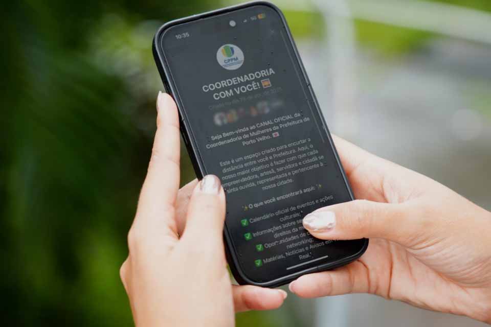 Canal exclusivo amplia comunicação direta com as mulheres do município