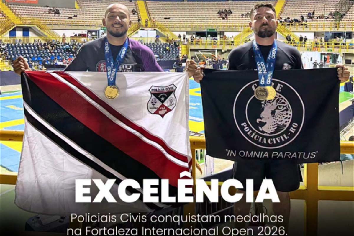 Policiais civis conquistam medalhas no Fortaleza Internacional Open 2026