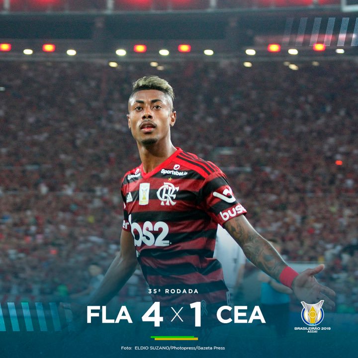 Vídeo - Flamengo 4 x 1 Ceará; Gols e Melhores Momentos