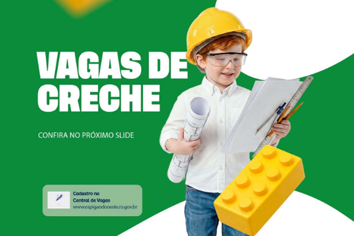 Prefeitura de Espigão do Oeste abre novas vagas nas creches do município