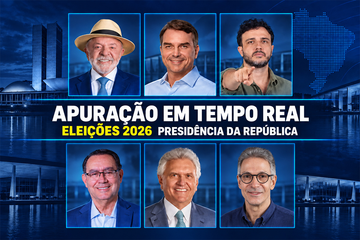 Apuração ao vivo para presidente da República em 2026