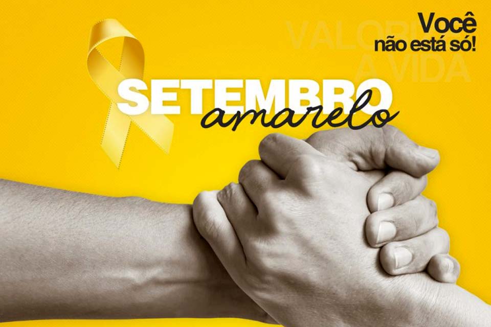 Prefeitura de Jaru promoverá série de atividades em alusão a campanha Setembro Amarelo