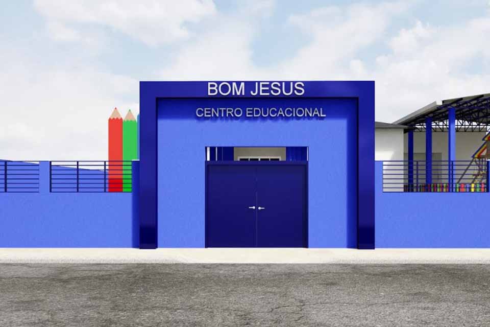 Prefeitura de Jaru inaugura na próxima terça-feira, 30, a nova escola de Bom Jesus