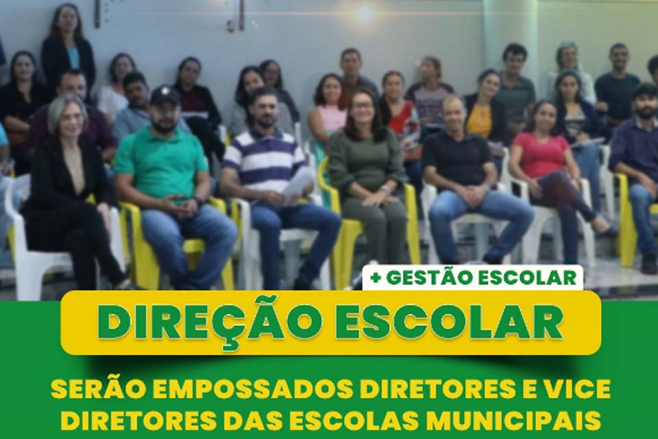 Prefeitura de Espigão do Oeste empossa diretores e vice da rede municipal de ensino