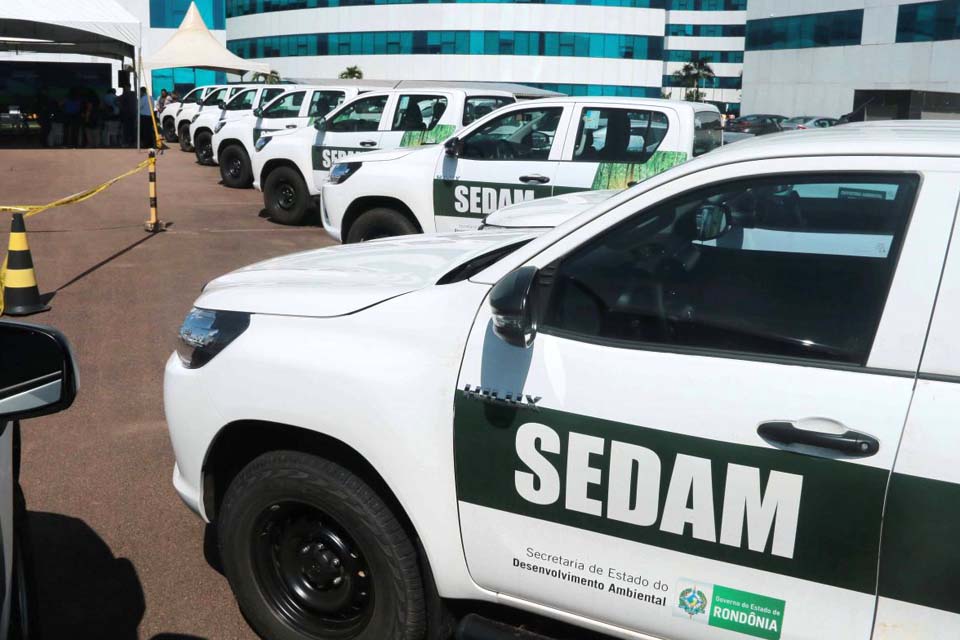 Veículos e drones são entregues para promover o licenciamento rural e combater crimes ambientais em Rondônia