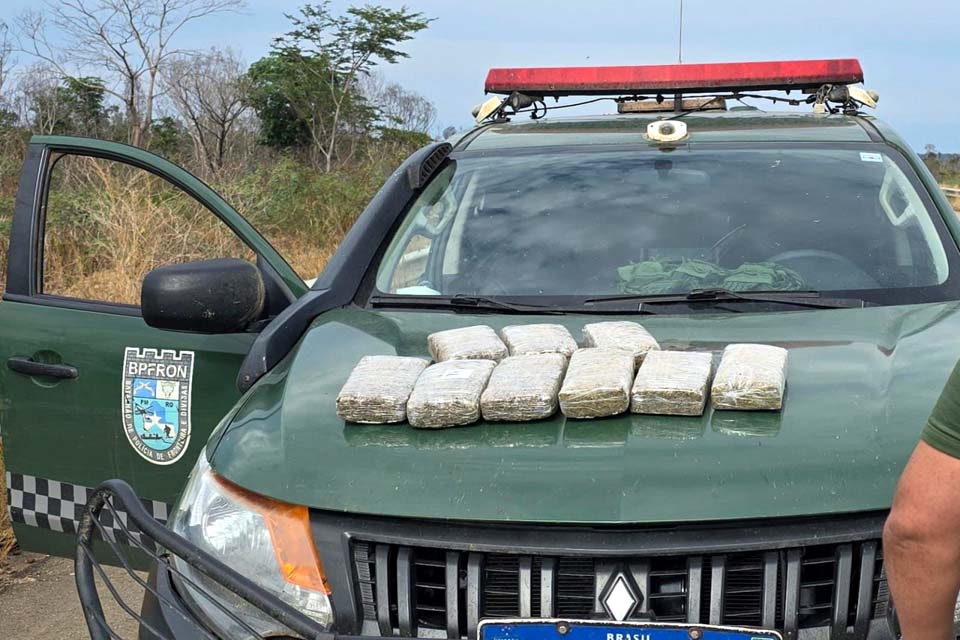 Polícia Militar apreende 12 kg de maconha durante Operação na BR-364