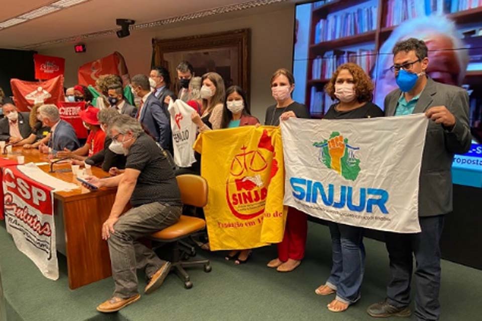 Diretores do Sinjur participam em Brasília de manifestações contra a Reforma Administrativa