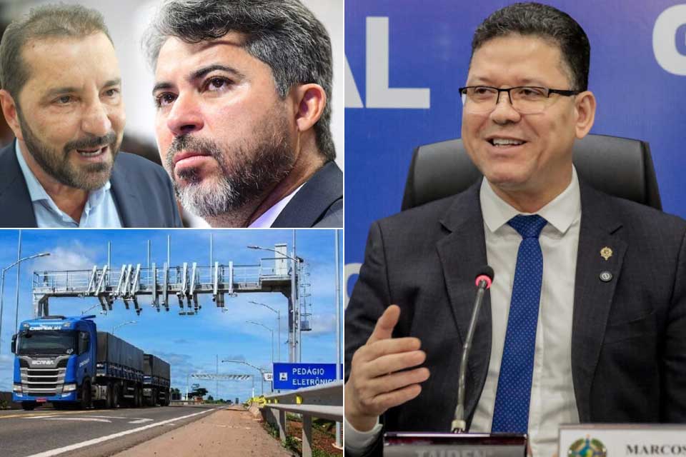 Pedágio de forma extorsiva; Marcos Rogério se reúne com Hildon Chaves; PSD aguarda Marcos Rocha
