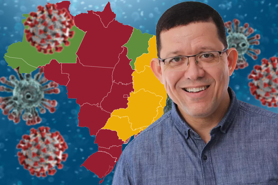 Com aumento e aceleração de 40% no número de mortes em Rondônia, Marcos Rocha mantém otimismo e declara: ‘‘Não houve colapso na Saúde Pública!’’