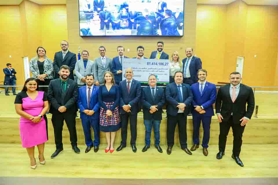 Assembleia Legislativa de Rondônia entrega R$ 81 milhões ao Instituto de Previdência