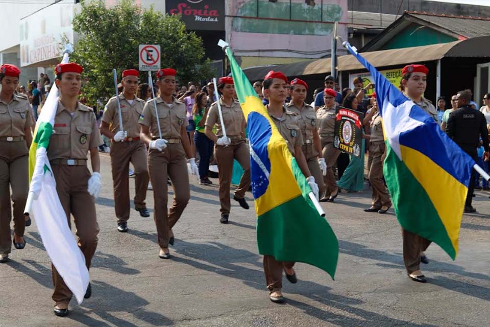 Desfile da Independência do Brasil acontece no sábado (7), a partir das 7h30, na Avenida Marechal Rondon 