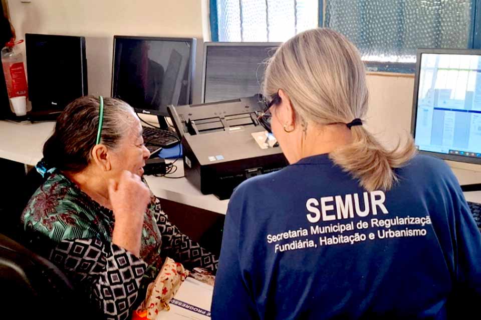 Prefeitura de Porto Velho promove ação de regularização fundiária na zona Leste da capital