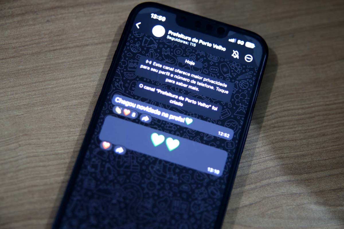 Canal oficial no WhatsApp amplia comunicação da prefeitura de Porto Velho