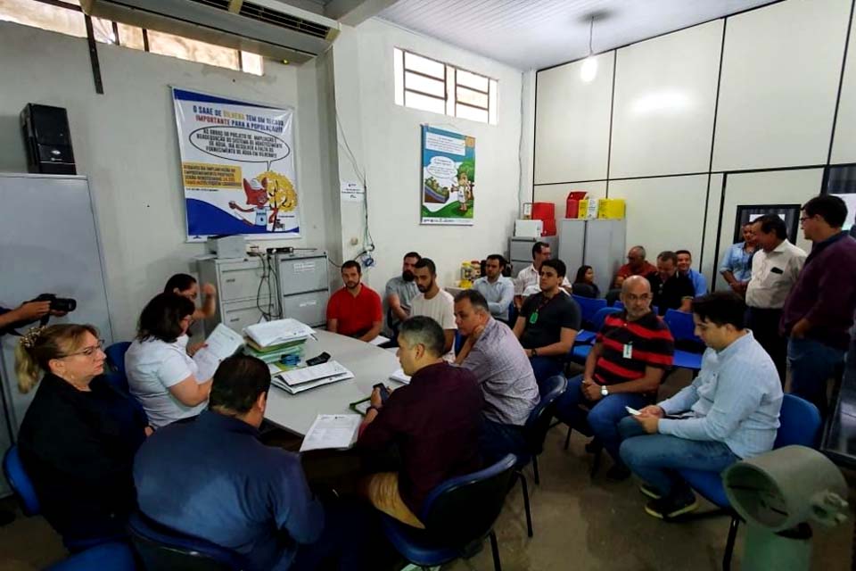 Saae apresenta nomes das empresas participantes de licitação para ampliação e readequação do sistema de água