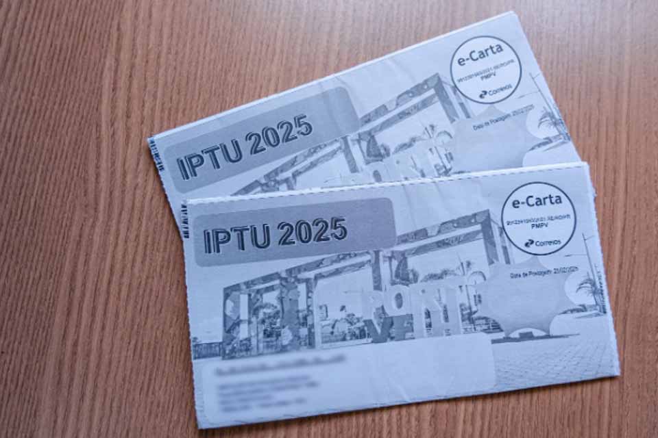 Porto Velho: Prazo para pagar o IPTU/2025 e TRSD/2024 com 10% de desconto termina nesta segunda-feira (31)