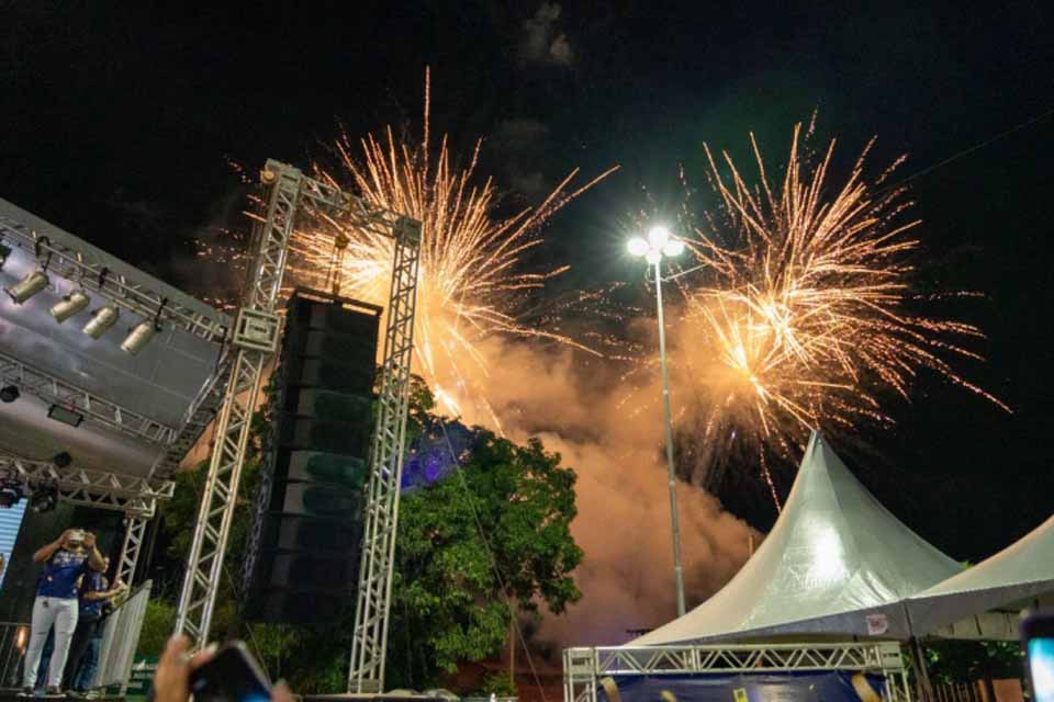 Queima de fogos de oito minutos marcará a virada em Porto Velho