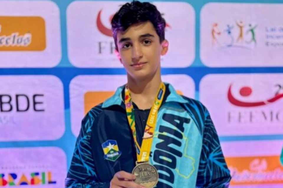 Estudante-atleta do Irã conquista medalha de bronze para Rondônia nos JEBS 2025