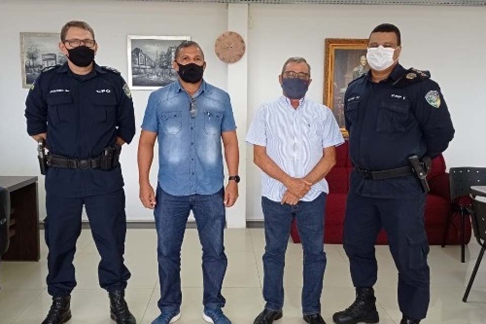 Presidente da FFER se reúne com o Comando da Polícia Militar