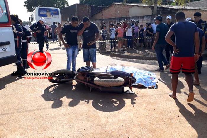 Motorista de ônibus avança preferencial e mata motociclista em Porto Velho; VÍDEO