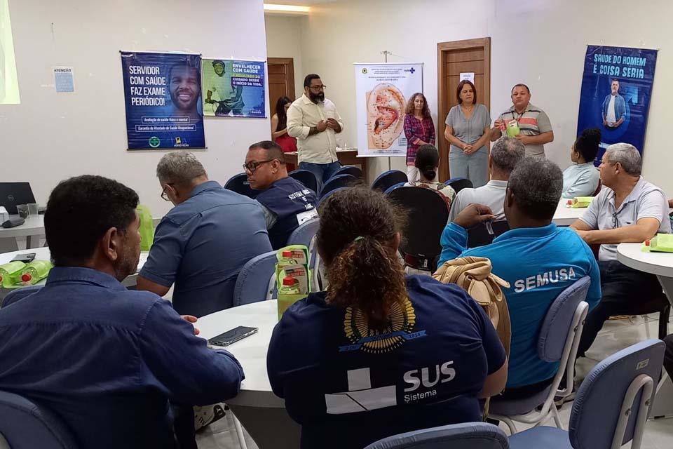 Condutores da Semusa participam de ação de promoção da saúde e bem-estar do trabalhador