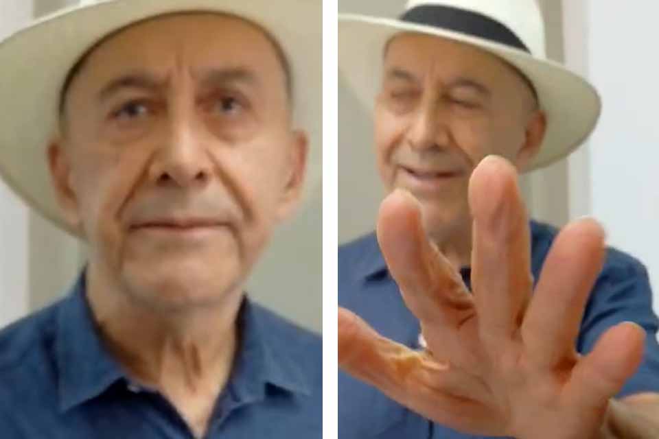 Confúcio Moura é cobrado em Costa Marques e “foge” após pergunta sobre reservas ambientais