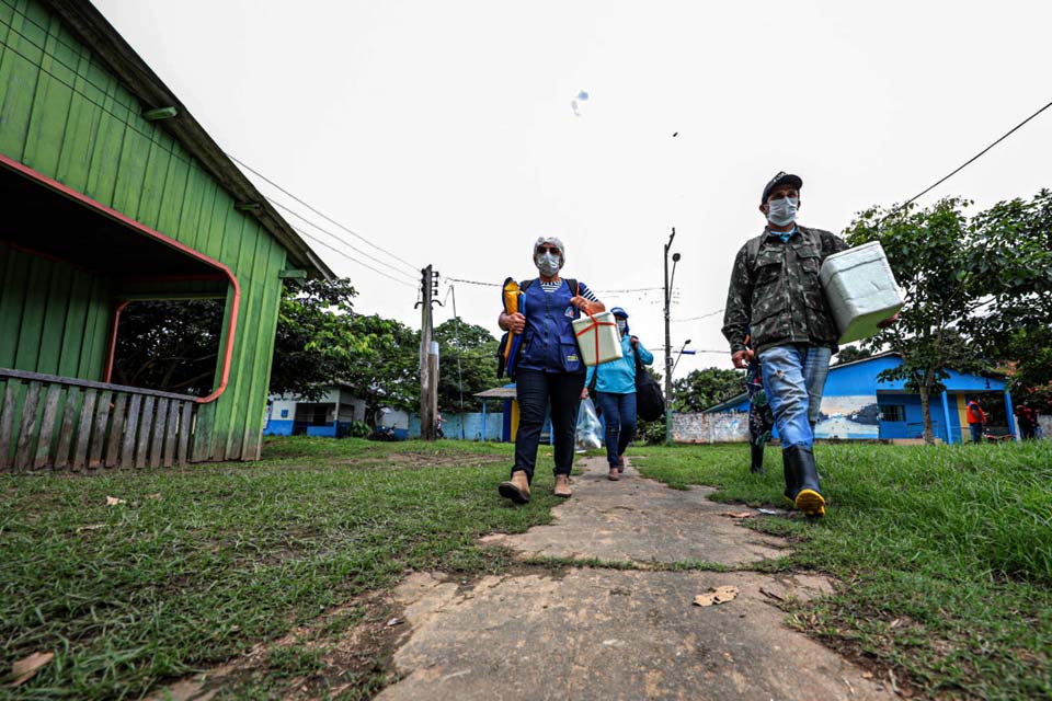 Prefeitura de Porto Velho reforça vacinação contra a covid-19 em Vista Alegre e Fortaleza do Abunã