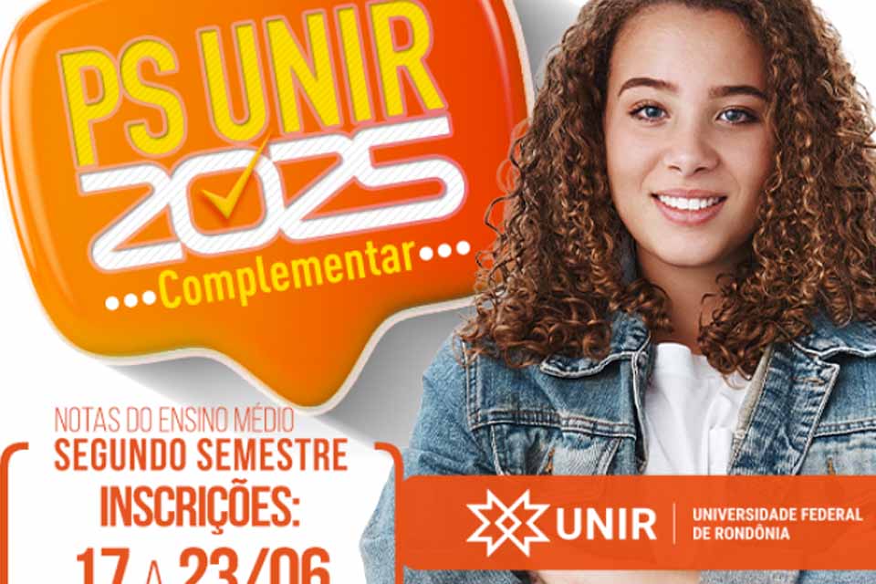 Último dia de inscrições para cursos gratuitos da UNIR com notas do Ensino Médio 