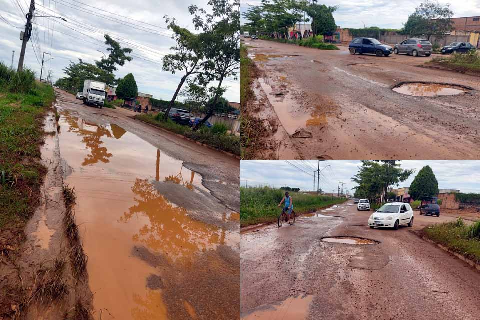 “Porto Velho, deixa eu cuidar de você” ignorado pela equipe da SEMOB