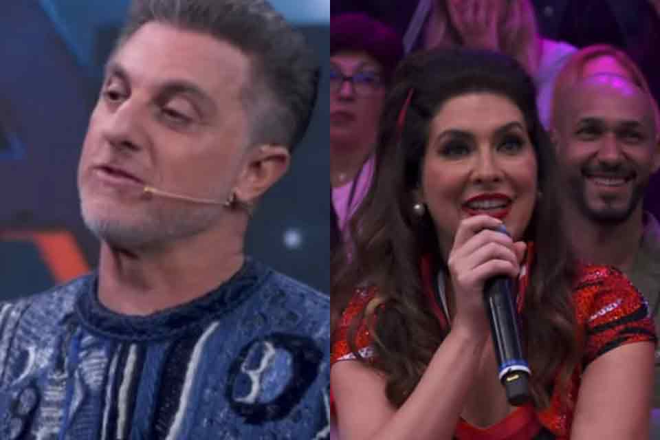 Plateia ri após Huck e Fernanda Paes Leme ironizarem ciúmes de Dado Dolabella