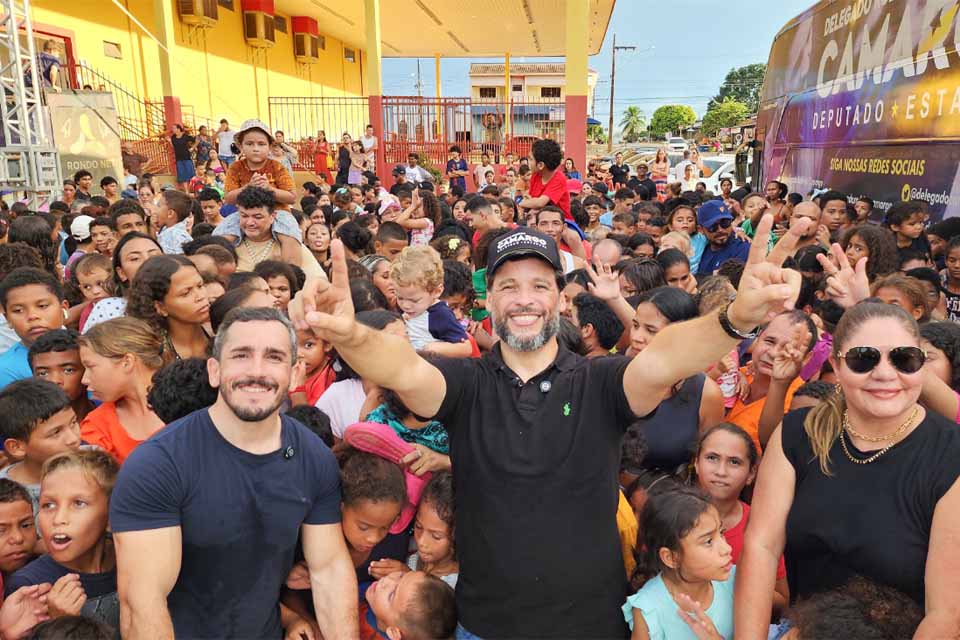 Deputado Delegado Camargo realiza Páscoa Solidária em Ariquemes e leva alegria às famílias da região