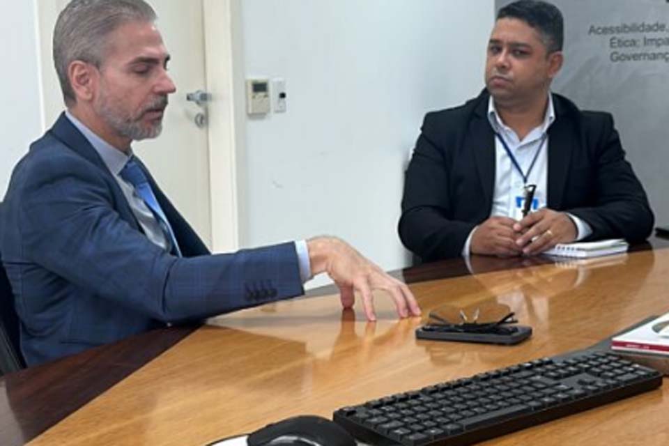 Diretoria do SINJUR faz reunião de alinhamento com secretário geral do Tribunal de Justiça de Rondônia