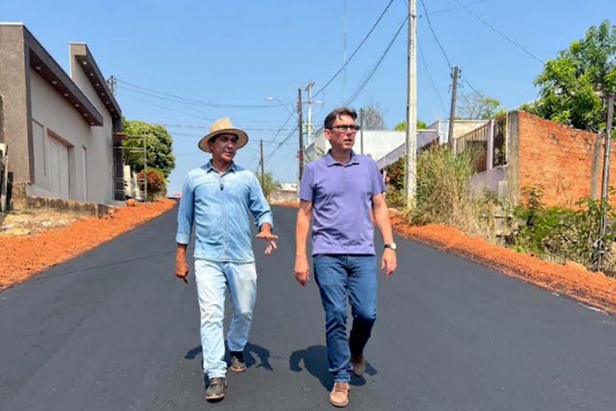 Prefeitura finaliza pavimentação de mais um trecho da Rua Marechal Rondon, no Setor 02