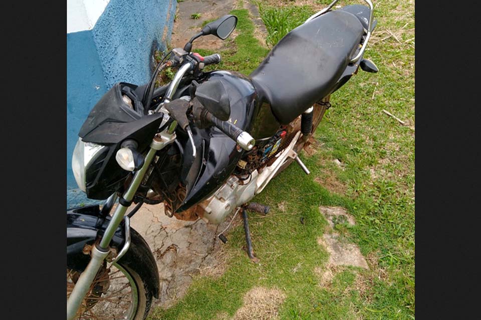 Polícia Militar em Urupá recupera motocicleta furtada