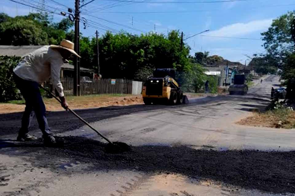 Prefeitura de Ji-Paraná avança com Operação Tapa-Buracos nas ruas do Segundo Distrito