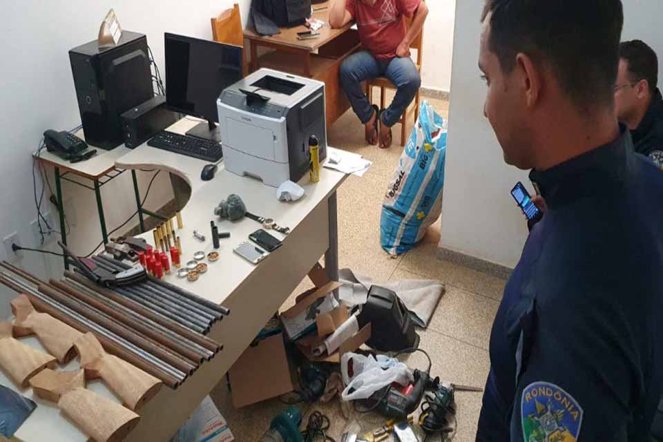 Fabricante de armas é preso com parte de sua produção na BR 364