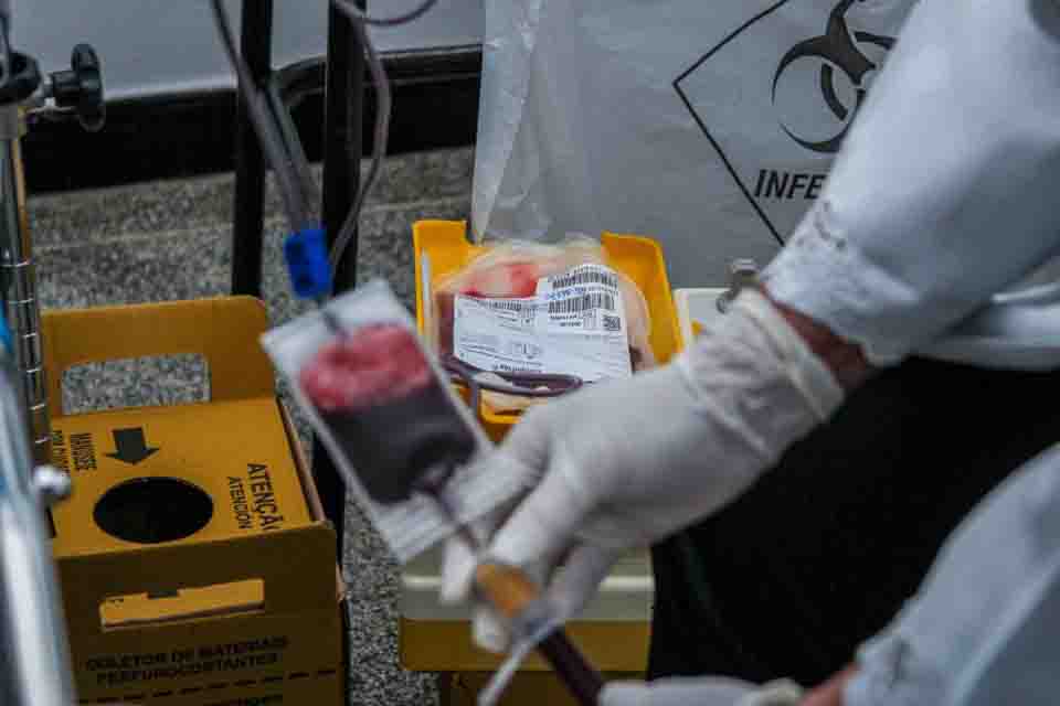 Fhemeron convoca doadores em Vilhena para manter estoque de bolsas de sangue neste final de ano