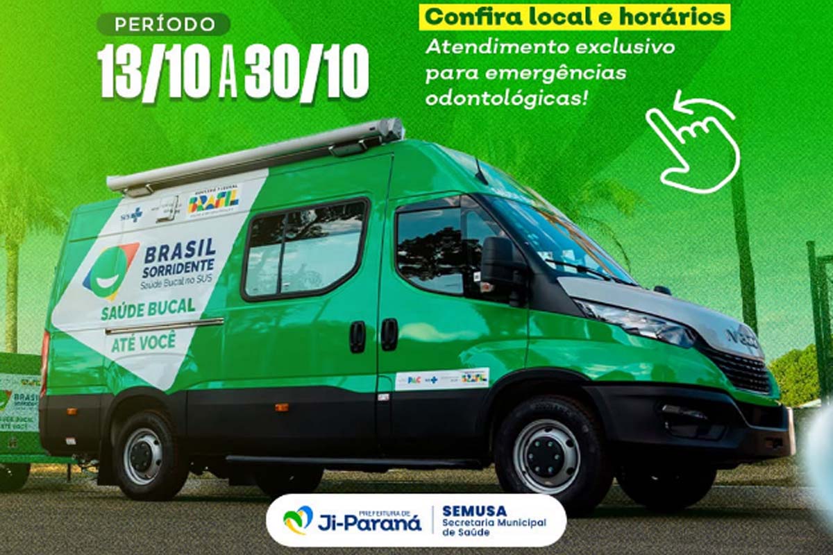 Unidade Móvel Odontológica realizará atendimentos de emergência para comunidade do parque São Pedro