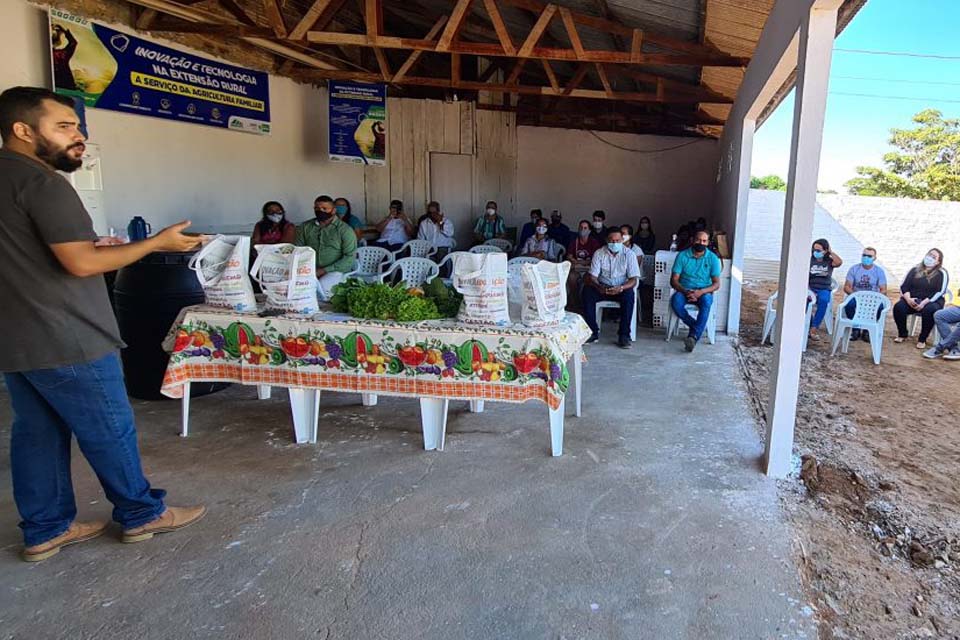 “Projeto Semear” incentiva produção de alimentos entre produtores de Pimenteiras do Oeste