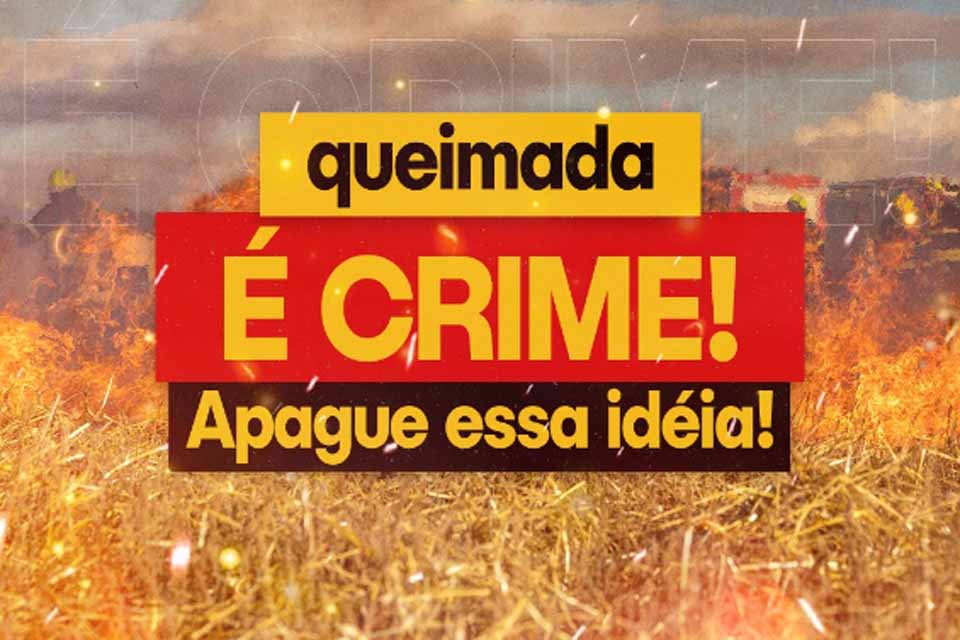 Prefeitura alerta populacão para evitar queimadas ilegais