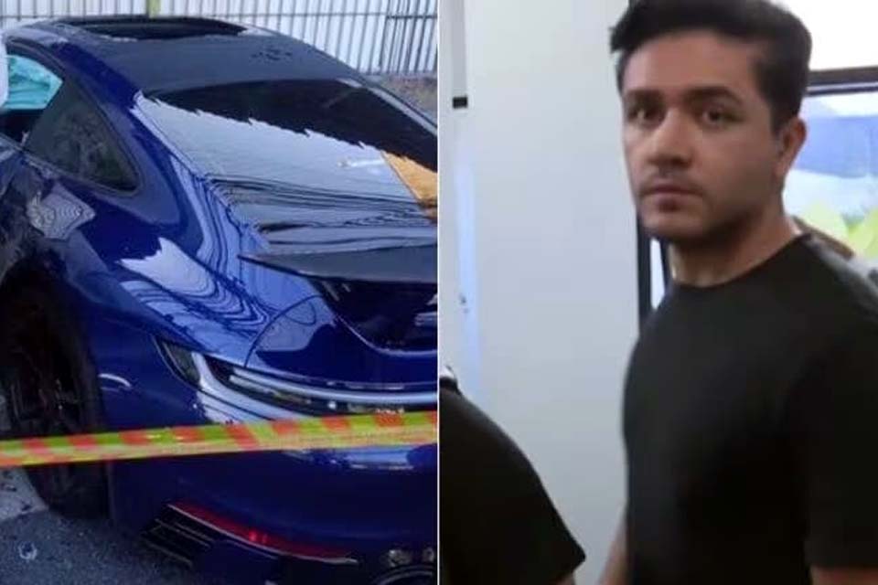 Condutor de Porsche que matou motorista em acidente está foragido