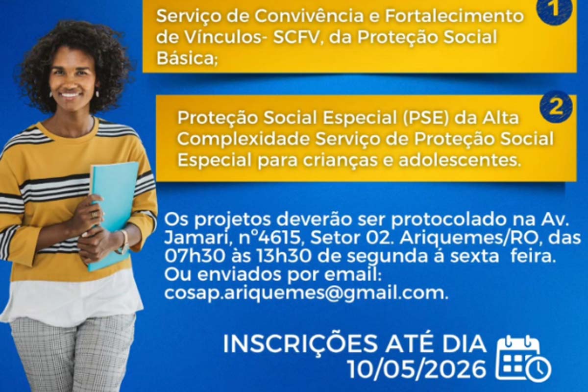 Prefeitura lança Chamamento Público para seleção de organizações na execução de projetos e serviços