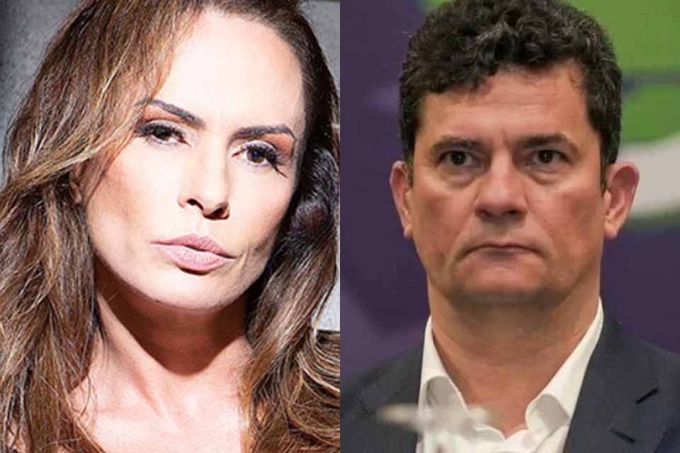 Núbia Óliiver elogia o ex-juiz Sergio Moro: “Pegaria muito”