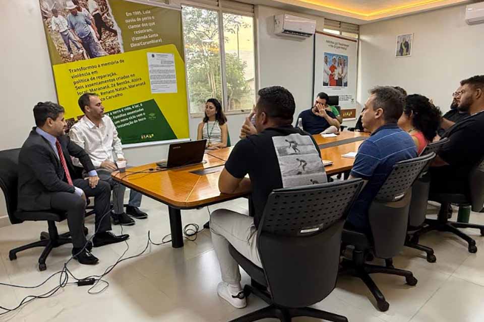 Diálogo interinstitucional entre Incra, MPF e DPU reafirma compromisso com a reforma agrária em Rondônia