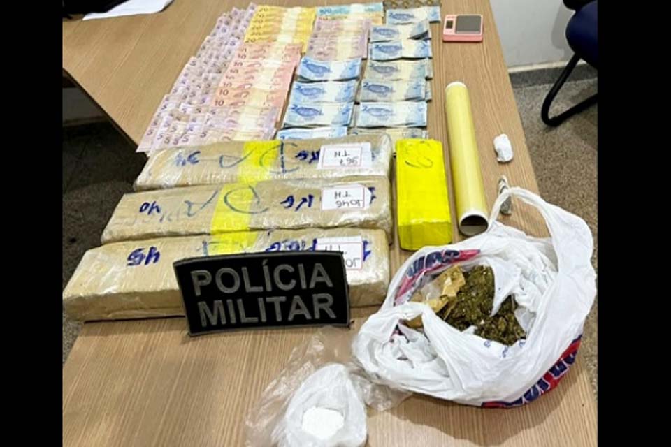 Casal é preso com grande quantidade de drogas em Espigão 