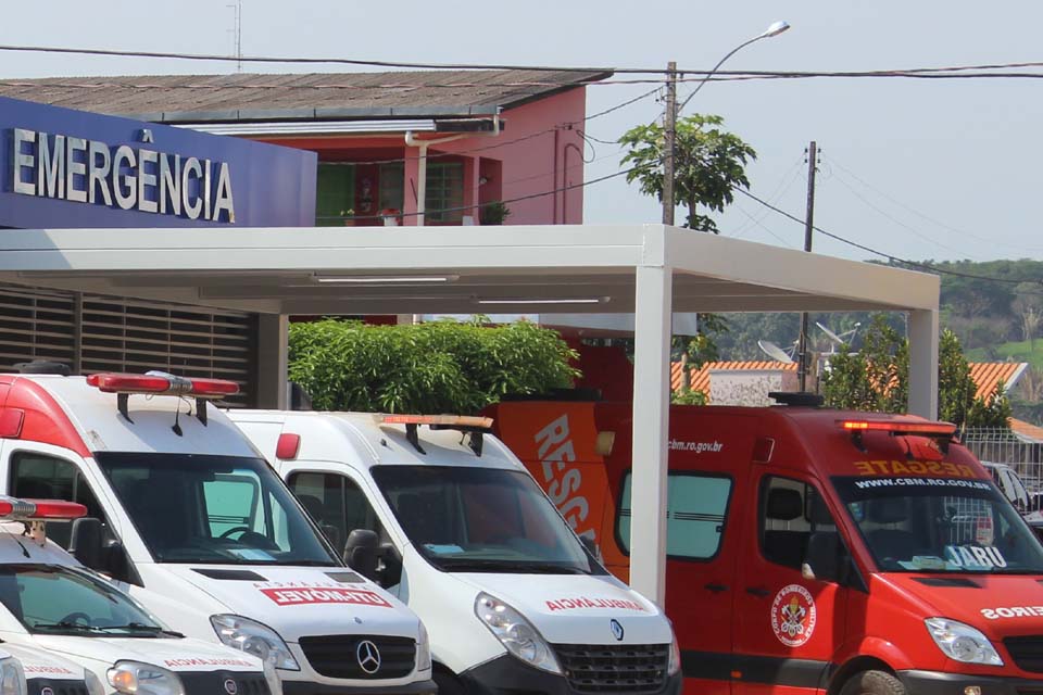 Casal em moto sofre acidente da RO-463 e é socorrido pelos Bombeiros