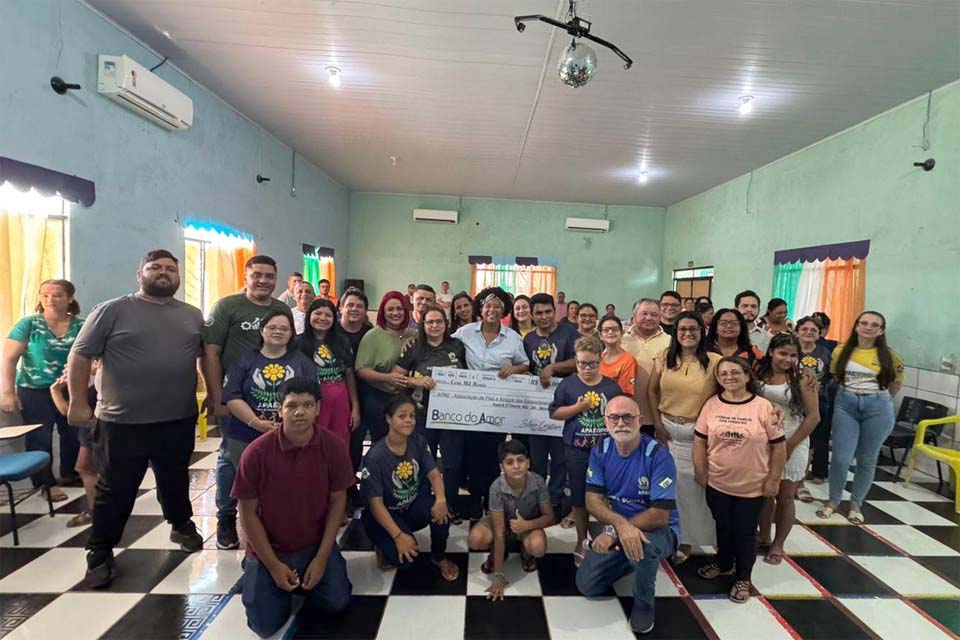 Apae de Itapuã do Oeste recebe R$ 100  mil de emenda da deputada federal Sílvia Cristina