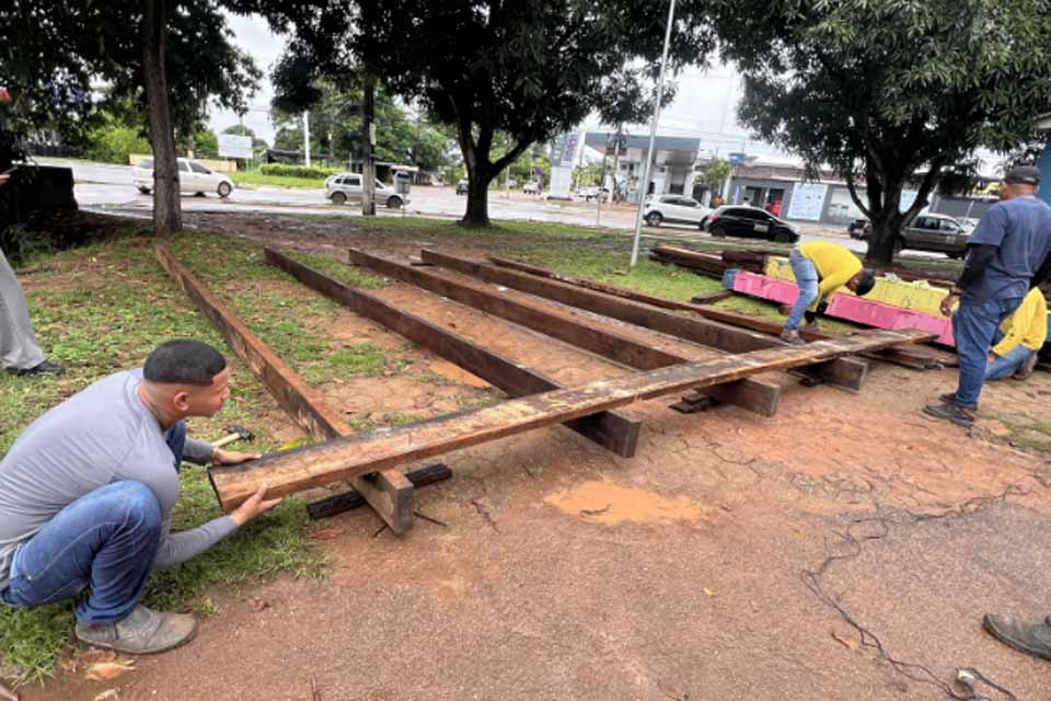 Ponte de madeira de sete metros será instalada no Skate Parque de Porto Velho