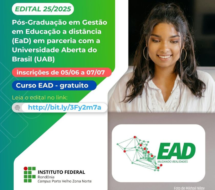 Campus Porto Velho Zona Norte abre 200 vagas para Pós-Graduação em Gestão em Educação a Distância